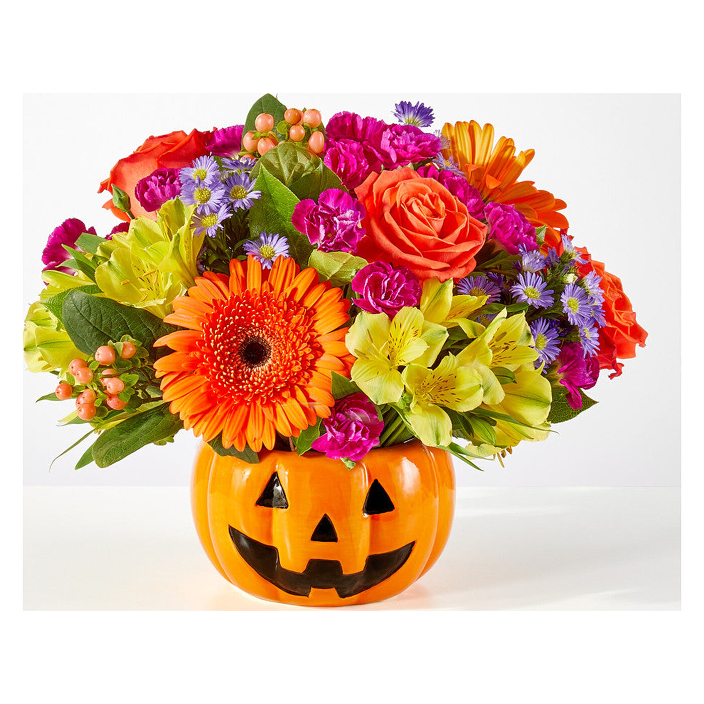 Tricks & Treats Pumpkin arrangement option 2