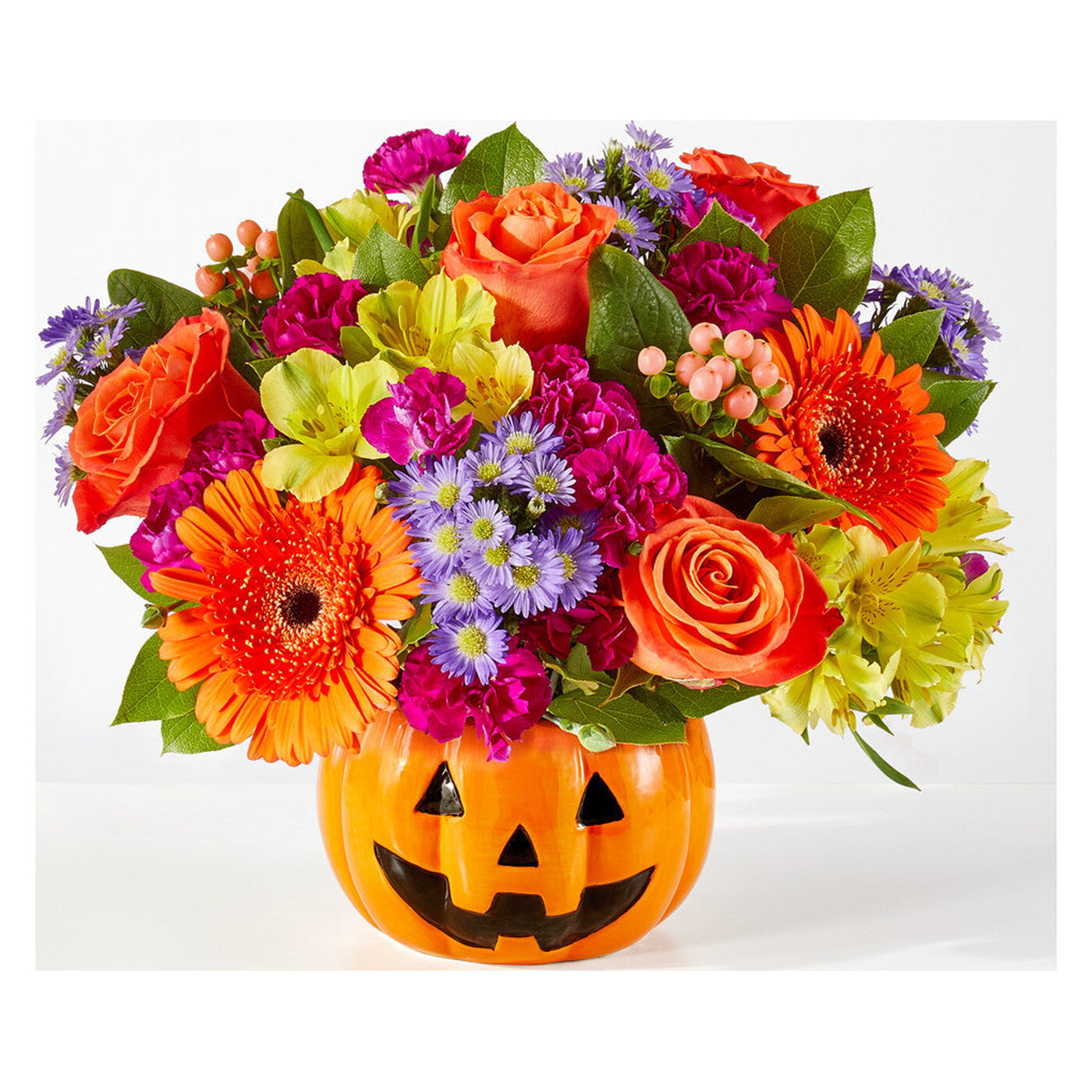 Tricks & Treats Pumpkin arrangement option 3