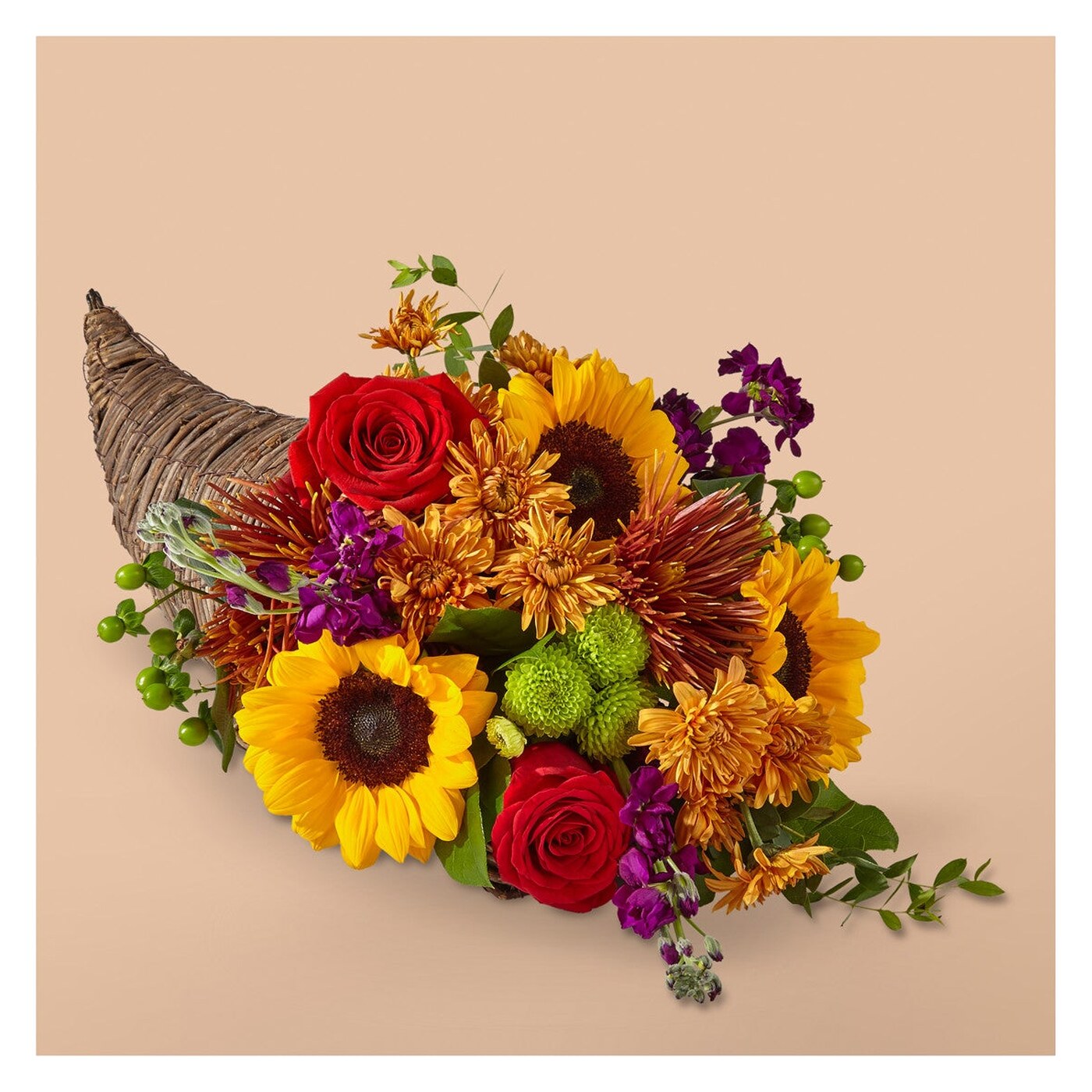 Friendsgiving Cornucopia arrangement option 3