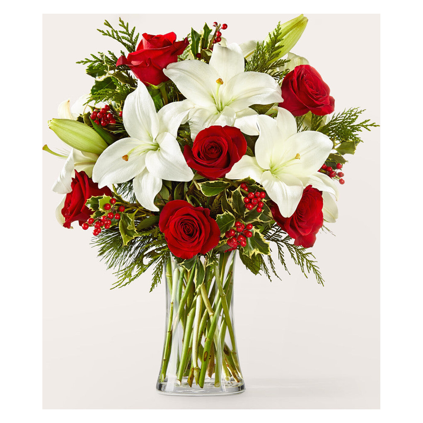 Sparkling Snowflakes Bouquet arrangement option 2