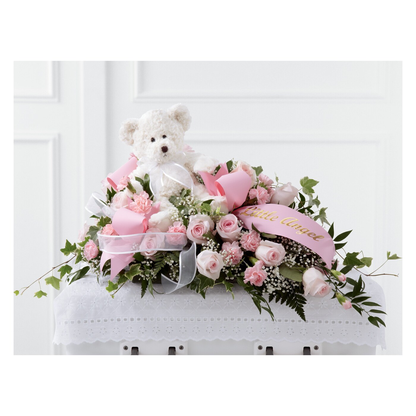 Touch of Sympathy Casket Spray flower arrangement
