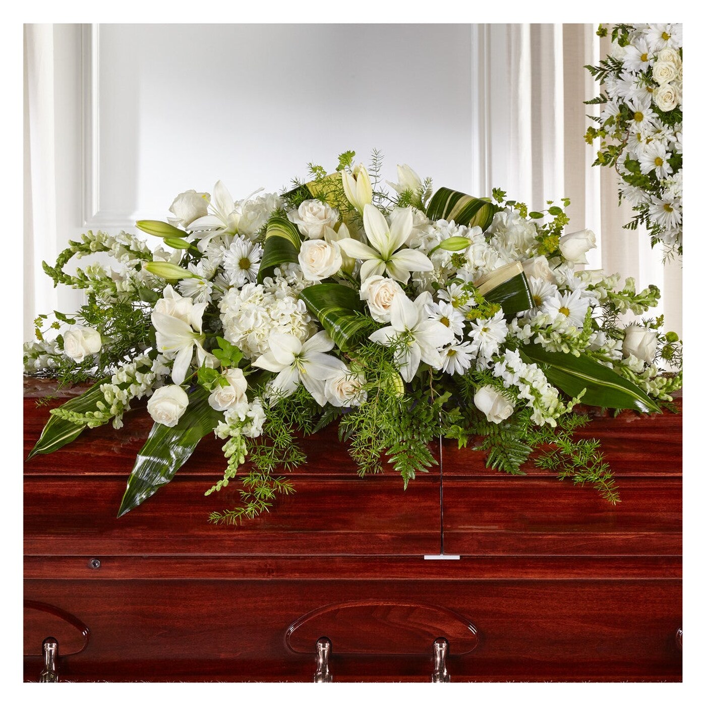 Abundance Casket Spray flower arrangement