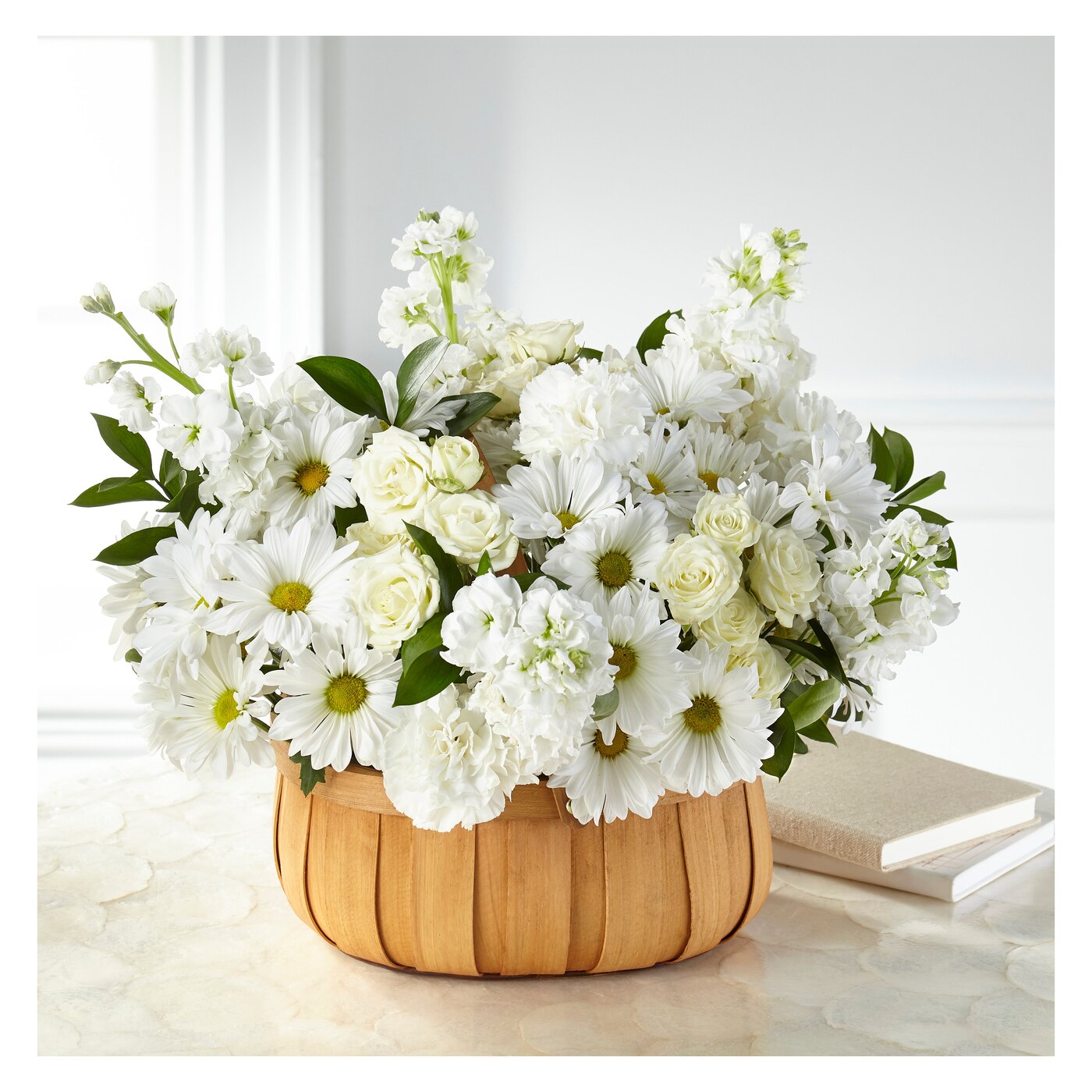 Graceful Garden Basket flower arrangement
