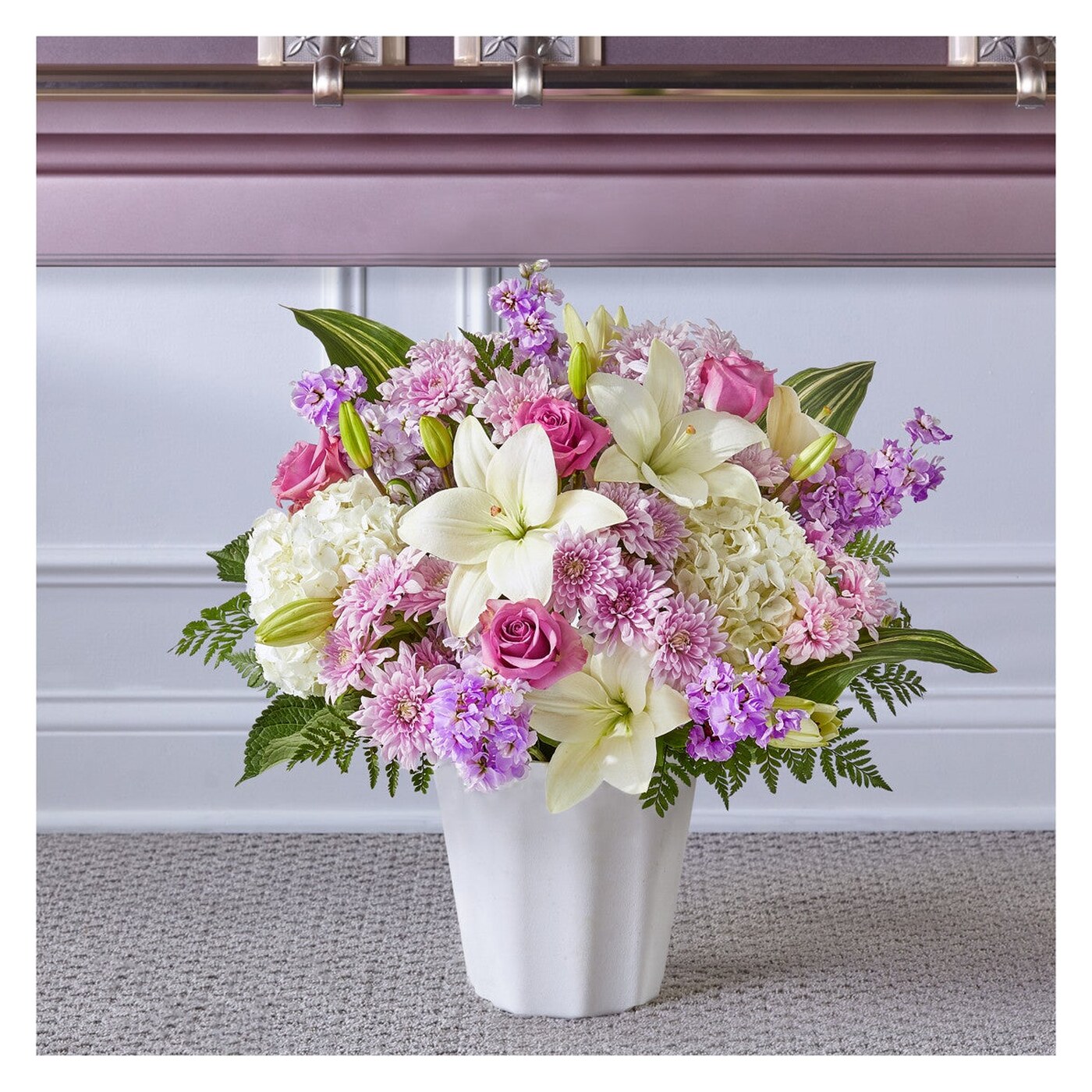 Heaven Sent Floor Basket arrangement option 3