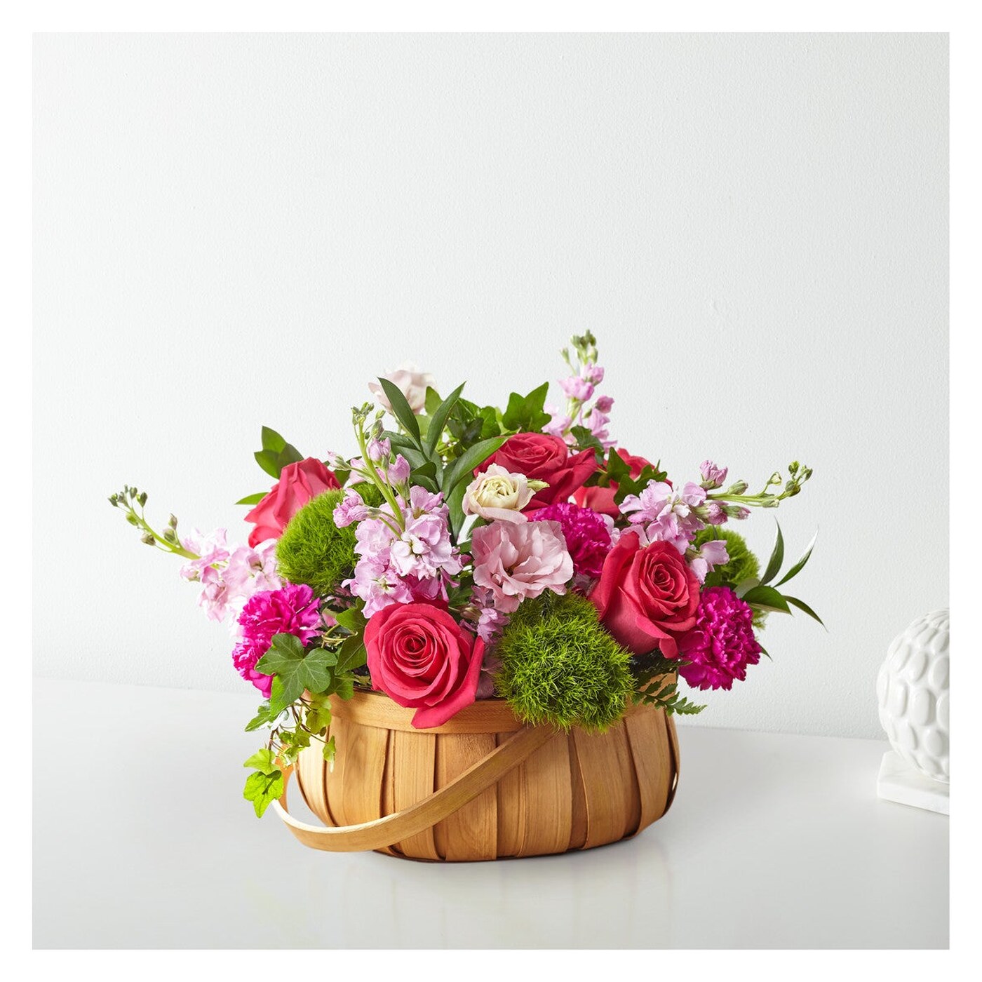Radiance in Bloom Basket arrangement option 2