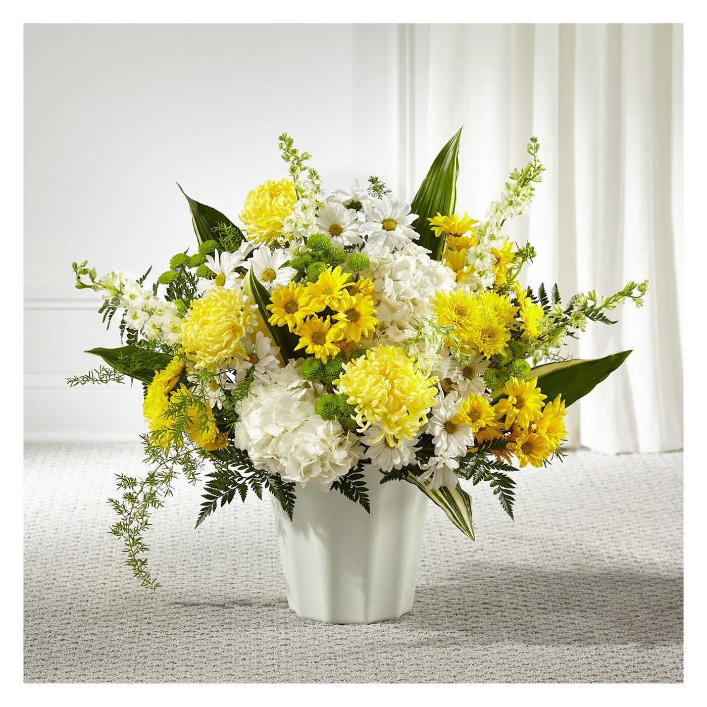 Unity & Grace Floor Basket flower arrangement