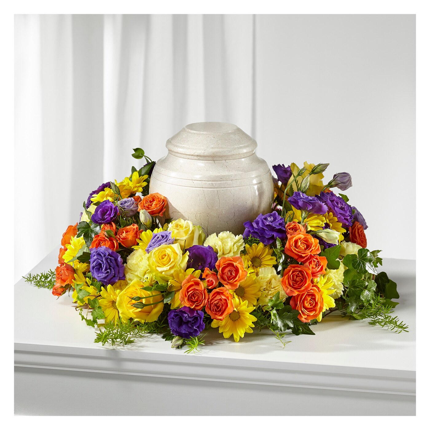 Blossoms of Remembrance Cremation Adornment flower arrangement