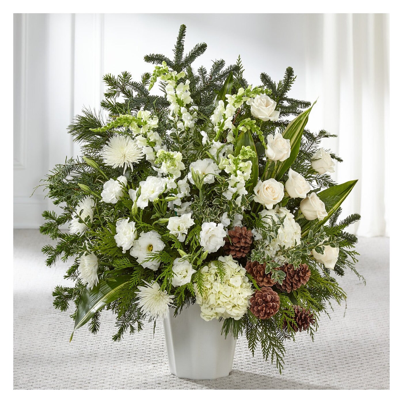 Heavenly Love Floor Basket arrangement option 2