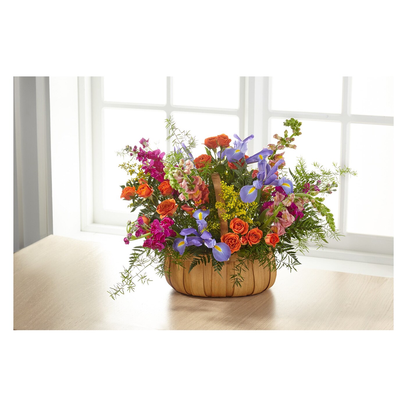 Garden of Life Basket flower arrangement