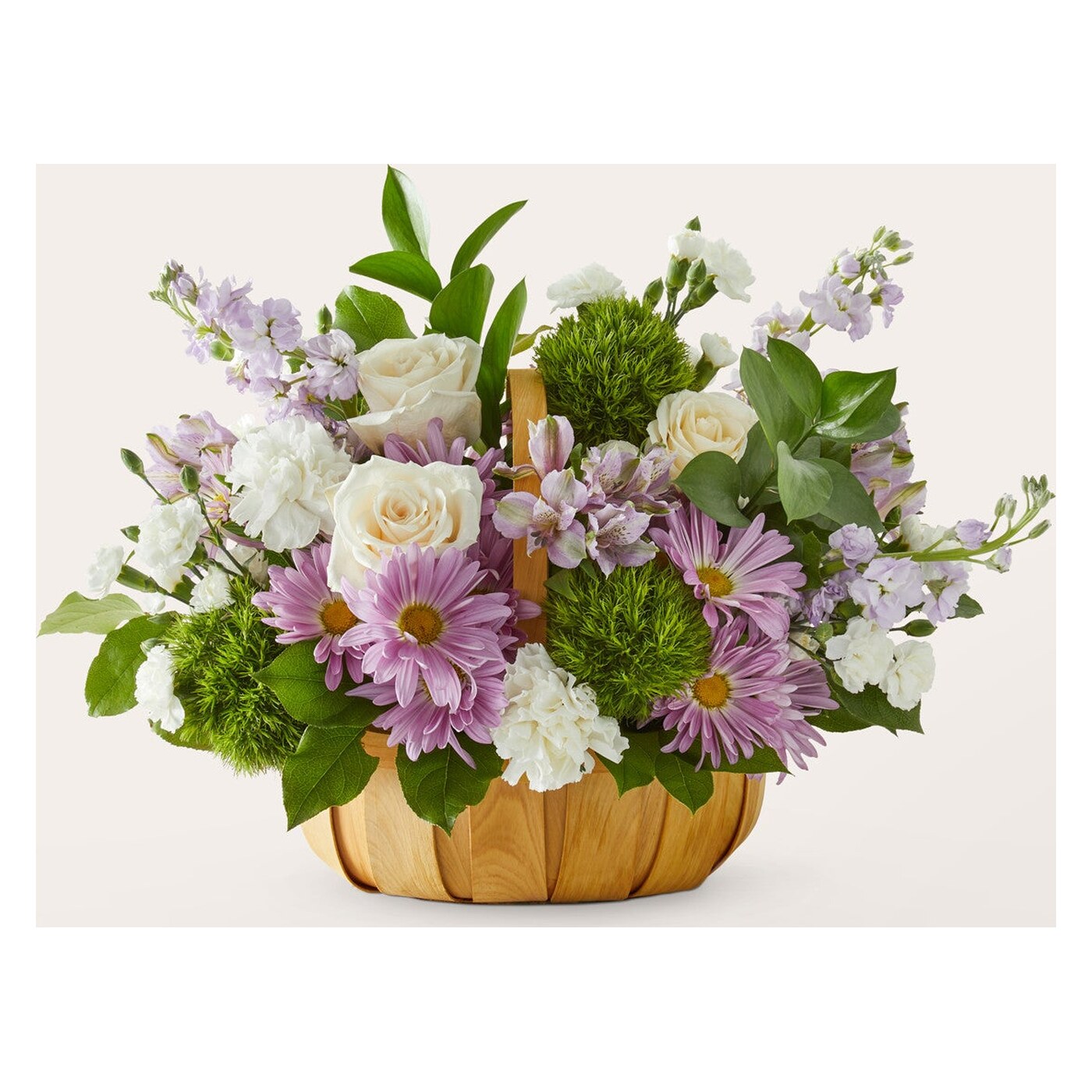 Peace & Love Basket arrangement option 2