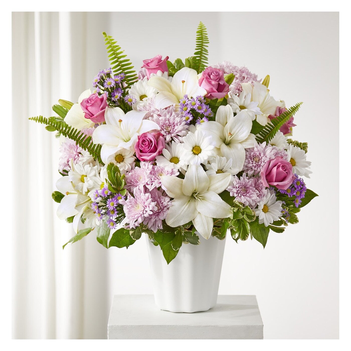 Warmest Thoughts Tabletop Basket arrangement option 2
