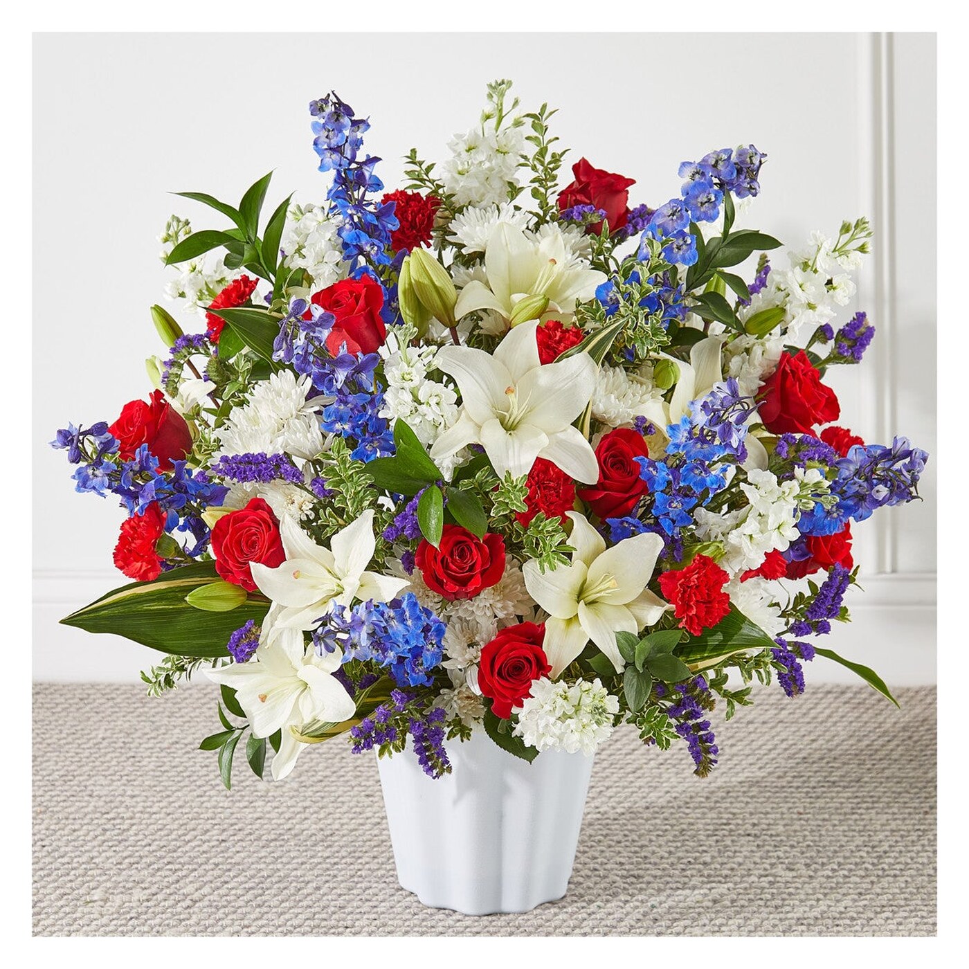 Consoled Floor Basket arrangement option 3