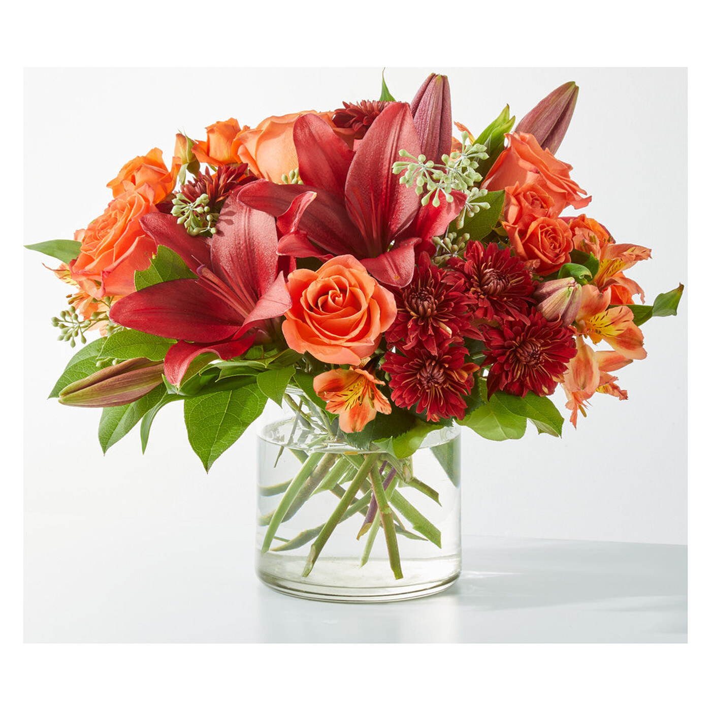 Crimson Leaves Bouquet arrangement option 2