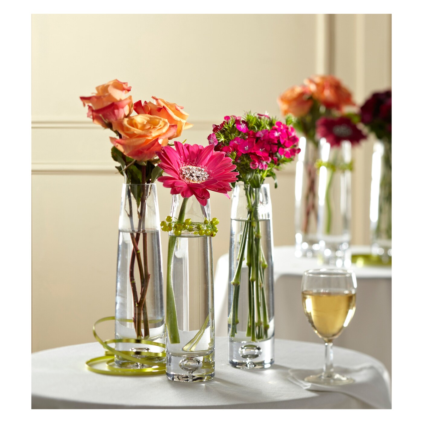 Sparkling Toast Centerpiece flower arrangement